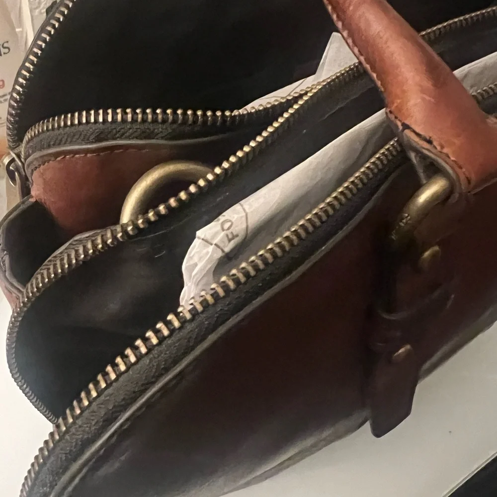 Fossil Dillon Pilot Bag Cognac